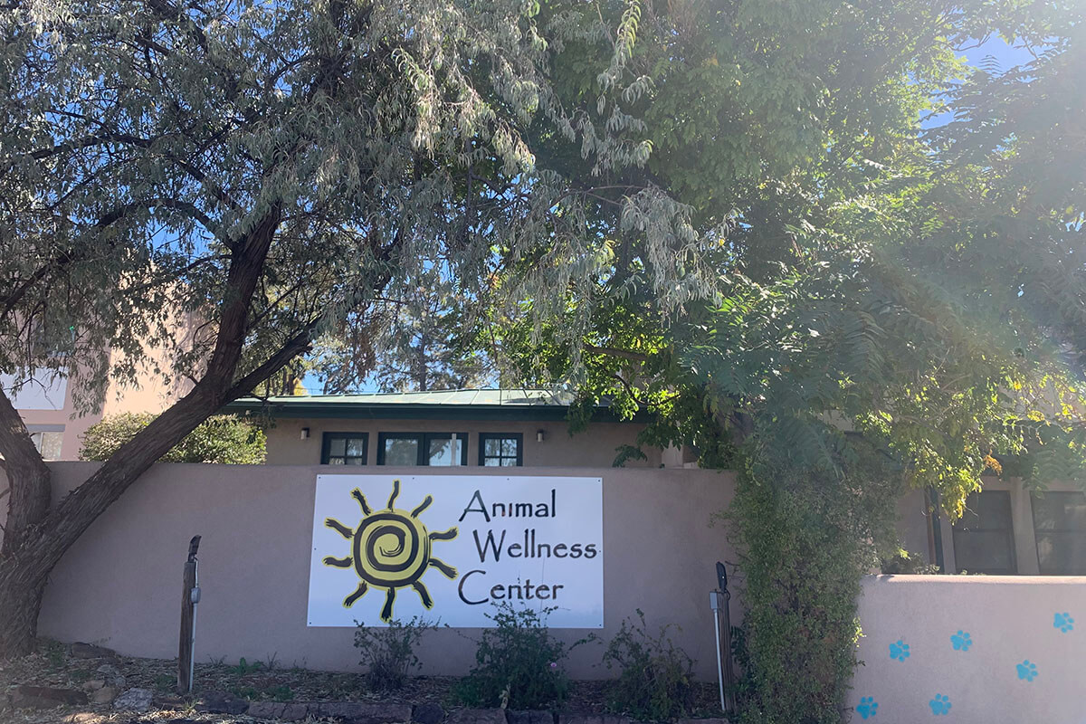 Animal Wellness Center building on Saint Francis Drive in Santa Fe